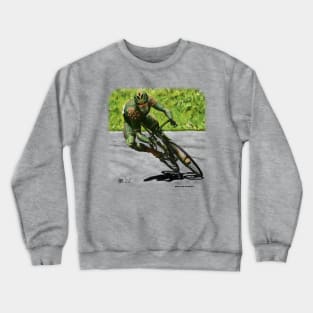 Orcs Cycling Race Competition Realistic Art Crewneck Sweatshirt